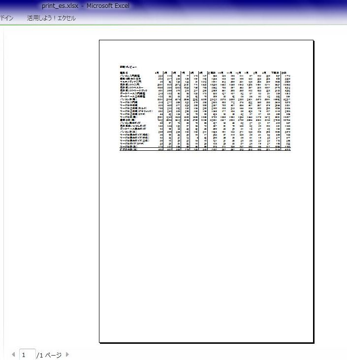 �u����v���r���[�v��1�y�[�W�Ɏ��܂�悤�ɐݒ��ύX��������